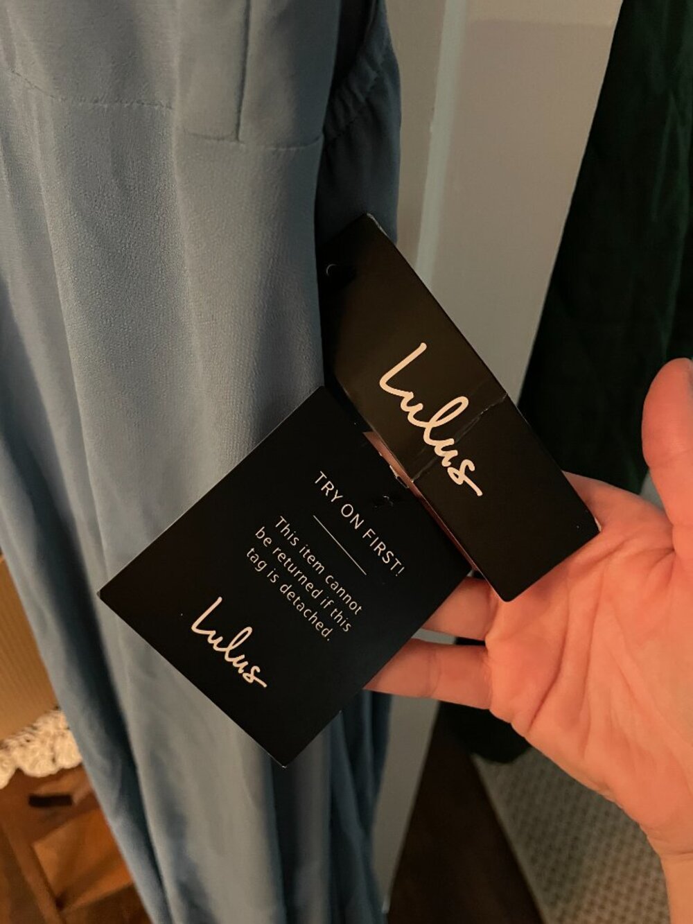 NWT Lulus Light Blue Bridesmaids Dress – Size M - Picture 5 of 8